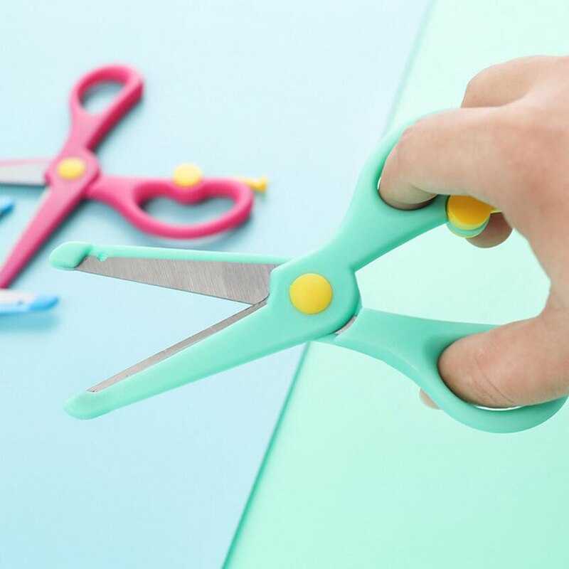 de lindo Mini estudiante de escuela tijeras con dibujos ABS tijeras para cortar papel comprar 2 uds enviar