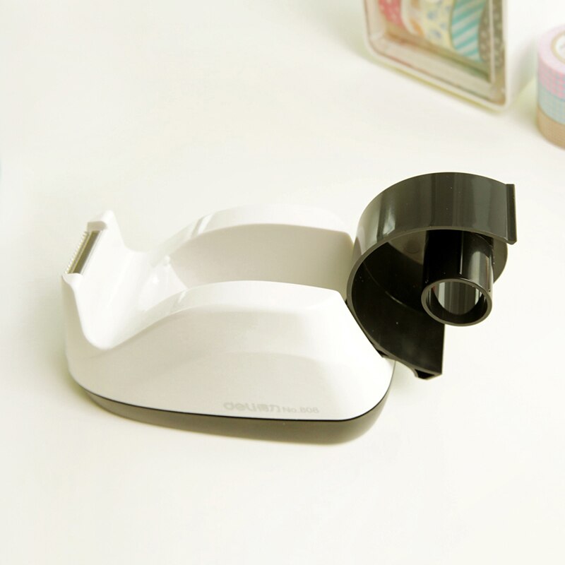 Deli Adhesive Tape Base Adhesive Tape Cutter Anti Slip Base Office Stationery Seal Stationery Washi Tape Dispenser Tape Holder