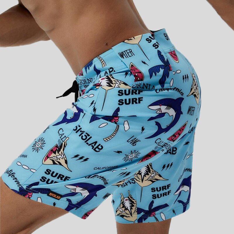 Strand Shorts Mannen Kofferbak Zomer Korte Broek Print Ademend Snel Droog Zwemmen Shorts Plus Size Heren Shorts Zomer Zwembroek