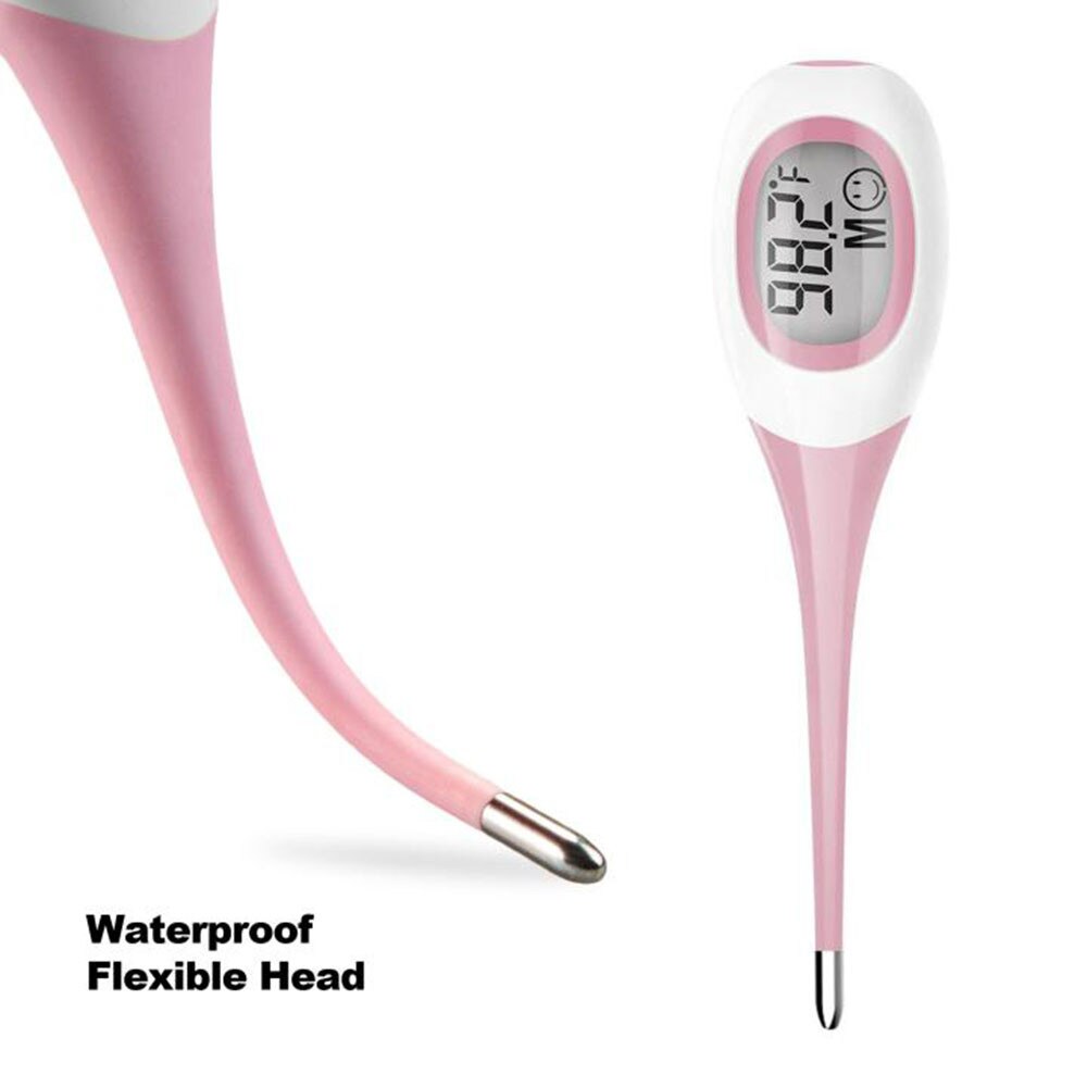 Digital Electronic Thermometer LCD Large Screen Display Accurate Clear Safe Portable Thermometer