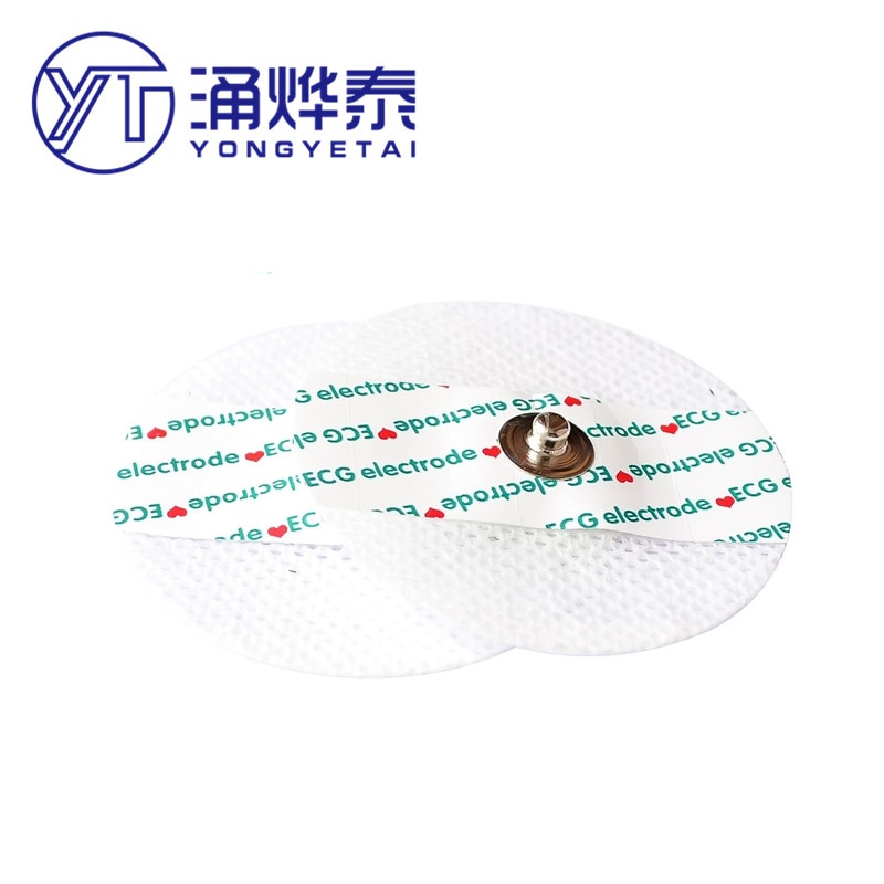 YYT-almohadilla de Electrodos ECG para adultos, accesorios de electrodos, Electrodos no tejidos, Parche de plomo ECG desechable