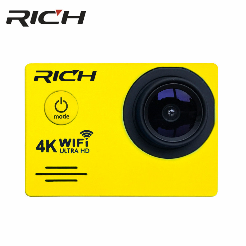 RICH DVSJ700 Action Camera WiFi Ultra HD 4K Underwater 30M Outdoor Sports Camera 2.0" LCD 1080p 60fps Camera