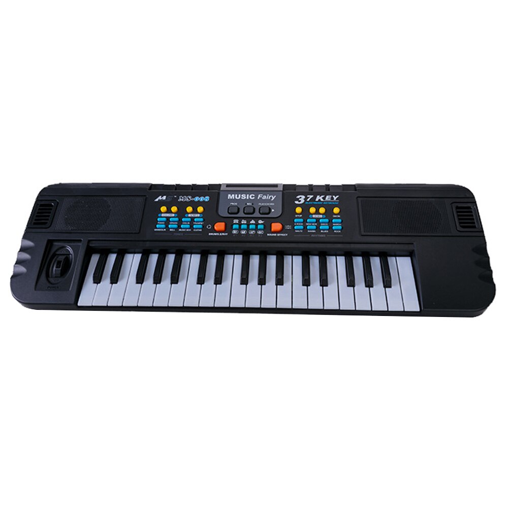 37 teclas Piano eléctrico multifuncional órgano electrónico instrumento Musical de juguete con micrófono para niños niñas principiantes