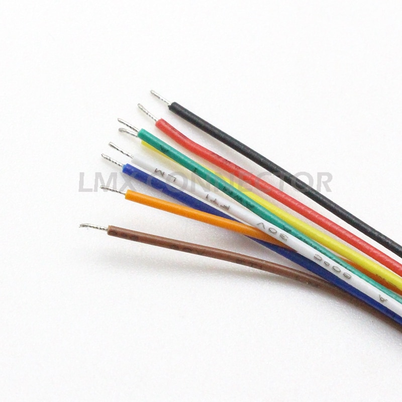 10 sets JST SH 1.0mm Connector with Cable SMD Vertical Male Socket 28AWG 10cm 2P 3P 4P 5P 6P 7P 8P 9P 10P 11P 12 Pin