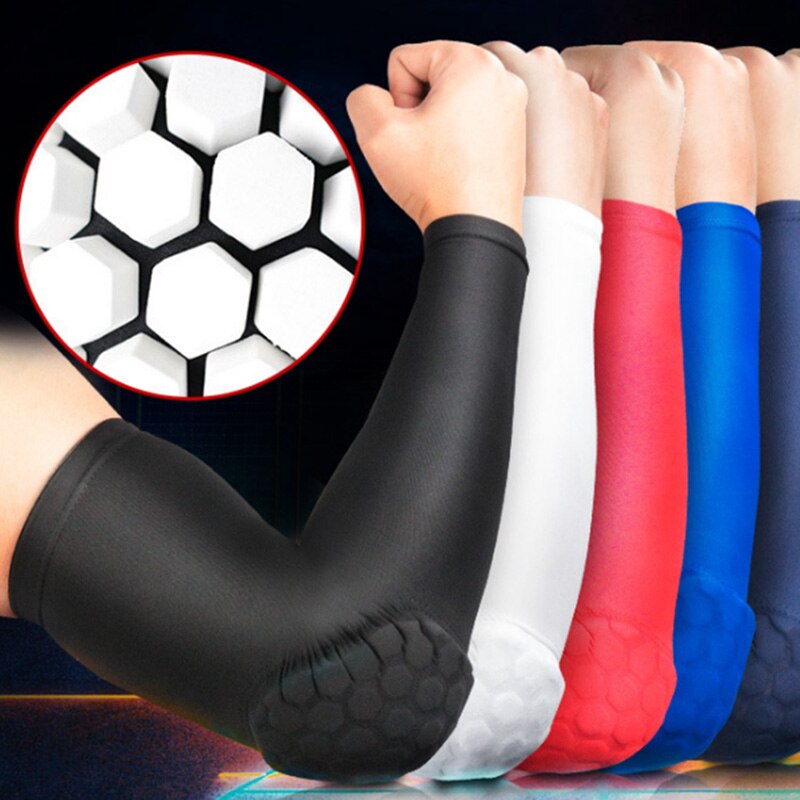 Ochraniacz sportowy Arm Honeycomb antykolizyjna osłona na łokieć koszykówka tenis Badminton