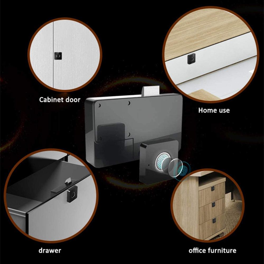 Smart Keyless Digital Fingerprint Cabinet Lock/ Electronic Biometric Fingerprint Drawer Locks