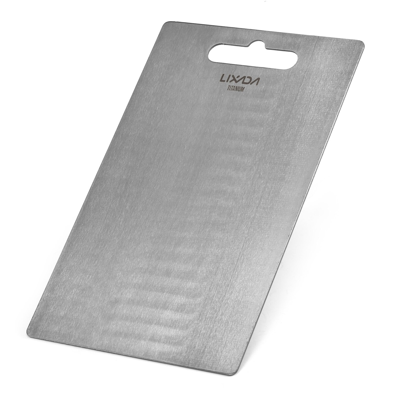 Lixada 1.8MM Thick Titanium Cutting Board for Home Kitchen Cooking Outdoor Camping Hiking Backpacking