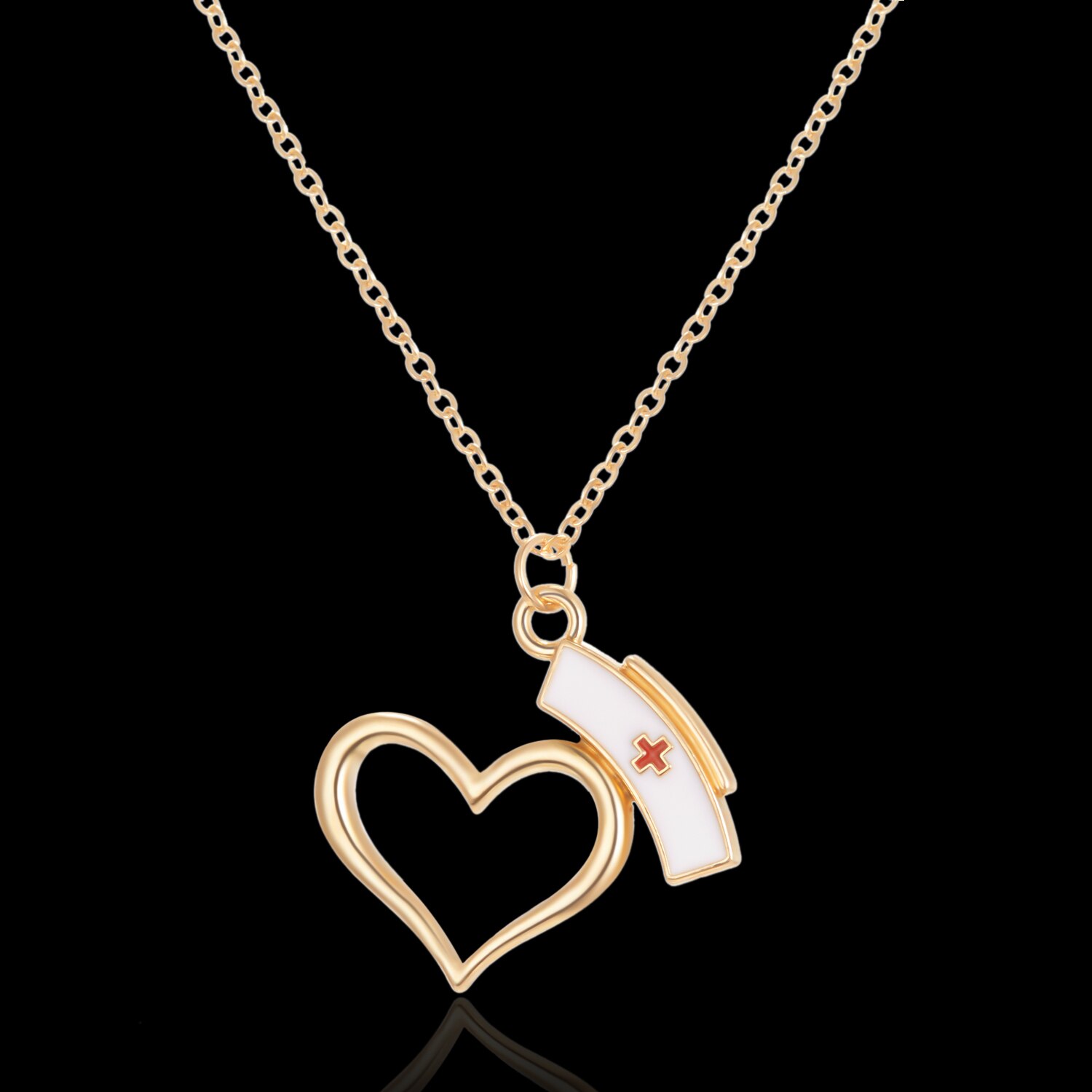 Collana da donna con ciondolo in acciaio inossidabile con ciondolo in acciaio inossidabile regalo di anniversario di compleanno collana di personalità in metallo pesante hip-hop: 4