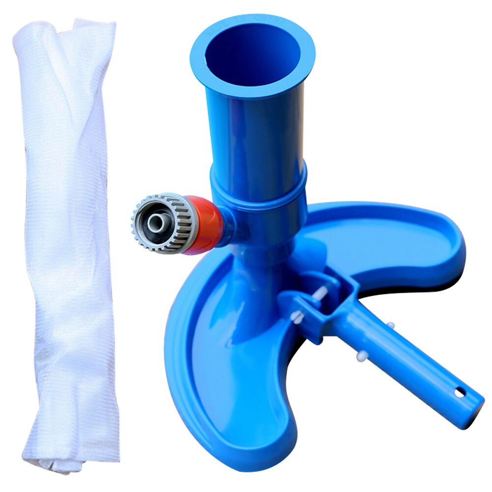 Mini Jet Swimming Pool Vacuum Cleaner Floating Objects Pool Cleaning Tool Suction Head Pond Fountain Vacuum Cleaner Brush Mesh: US Plug A