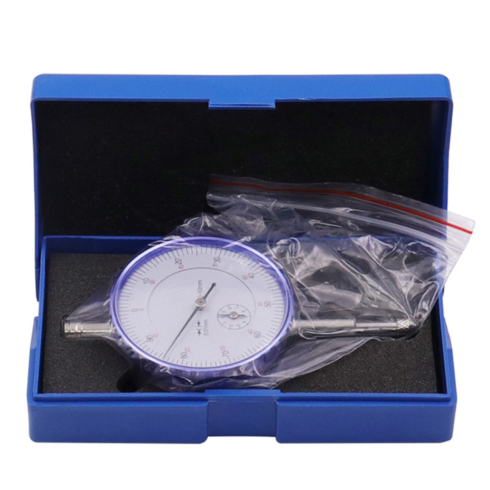 Precision Dial Indicator Gauge Dial Indicator Tool Indicator Table Indicator Analog Display 0.01mm 0-10mm Analysis Instruments