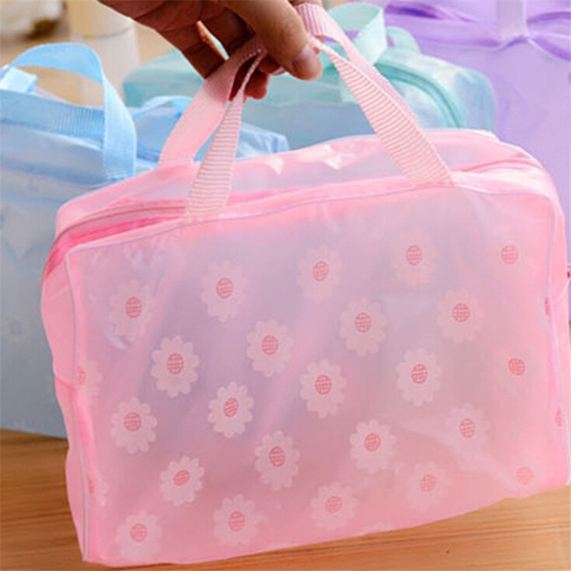 Xzp waterdichte draagbare make-up cosmetische toiletartikelen reismake-up cosmetische reinigingstandenborstel etui organizer tas