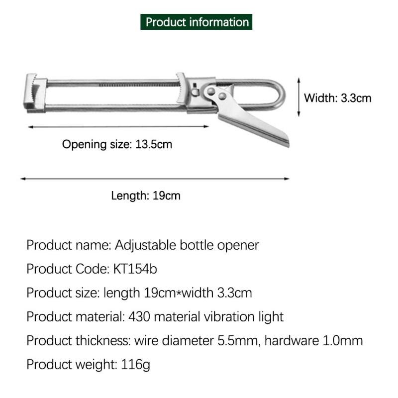 EasyTwist™ | Multifunctionele Opener | openen van flessen, potten en