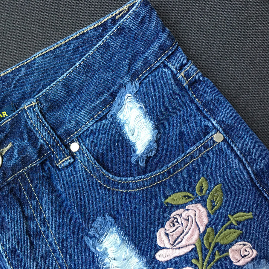 Pantalones cortos de jeans agujero mujer Pantalones cortos ajustados vaqueros para mujeres vaqueros mujer jean denim Pantalones cortos pantalón jean femme
