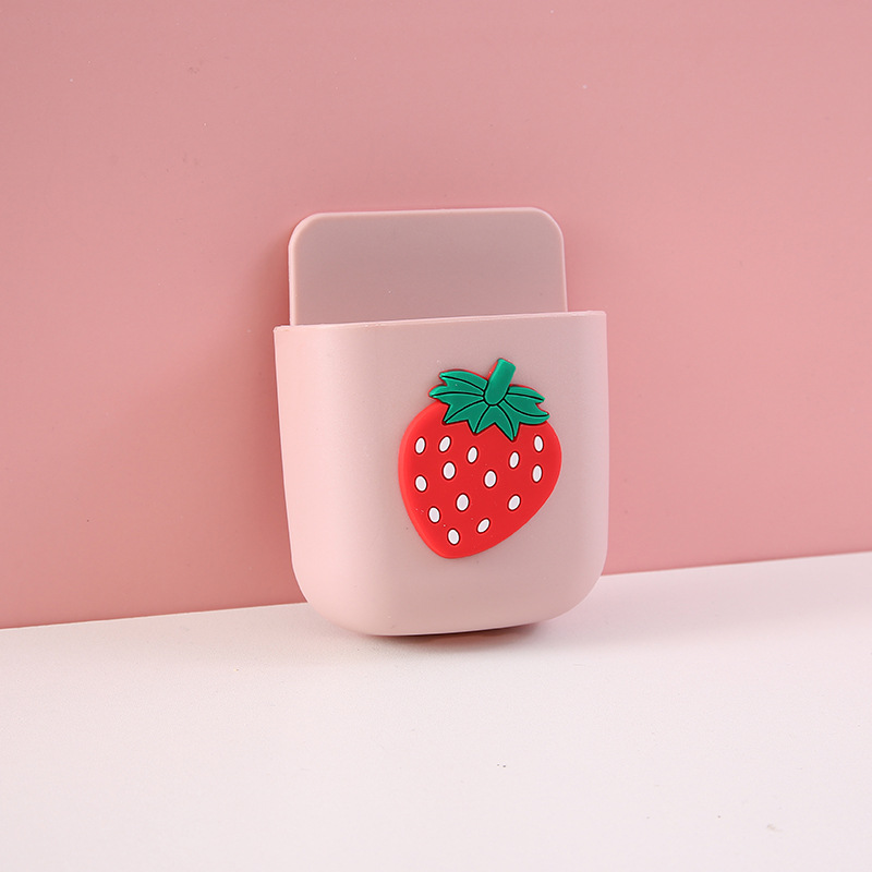 Stationery Organizer Desk Wall Mounted Storage Box with Sticker Pen Holder Bedroom Washroom Organizer Box School Stationery