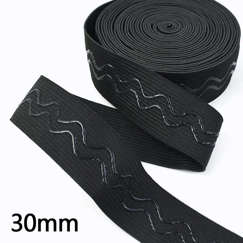 Bandas elásticas de silicona de 2/5/10M, 20-40mm, cinta elástica antideslizante, cinturón de costura, ropa deportiva, banda de goma, accesorios para ropa de Yoga: Cobre envejecido / 5 meses