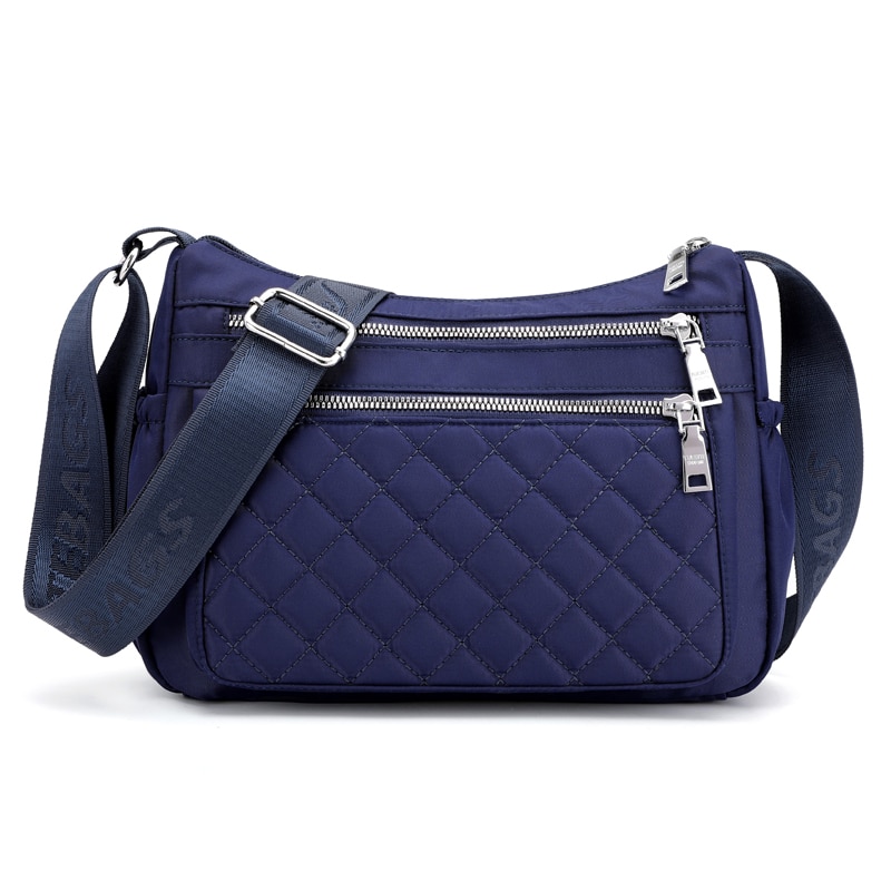 Delle donne di nylon Borse a Spalla Borsa Delle Signore Della Borsa vagabondo Tote di Crossbody Borsa Borsa Multifunzione Multi-strato di superiore-maneggiare Borse A Tracolla