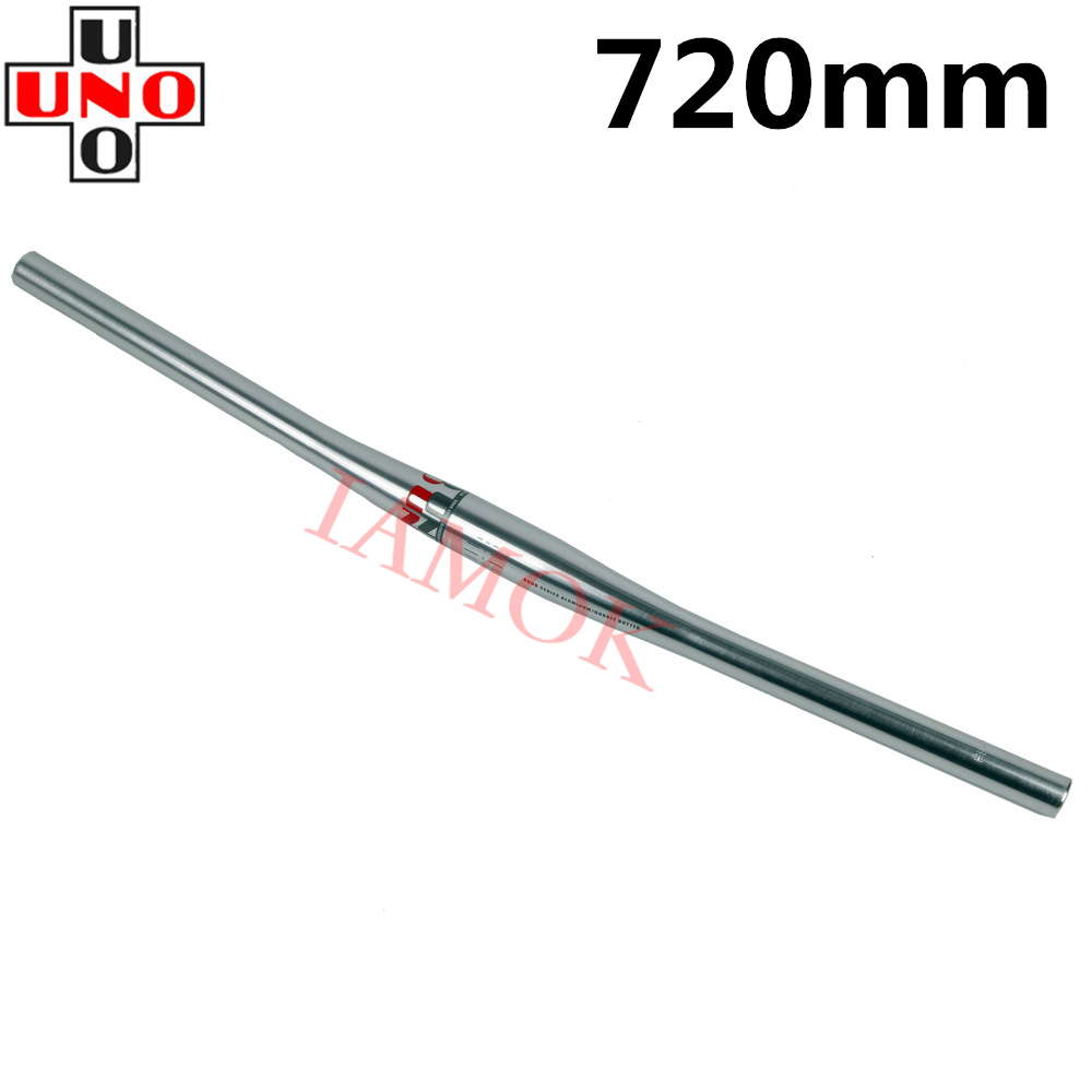 Manubrio UNO FB21L/RB12L Mountain Bike argento ultraleggero 31.8mm Iamok 640/680/720/740/760/800mm manubrio parti di biciclette: Straight 720mm Red