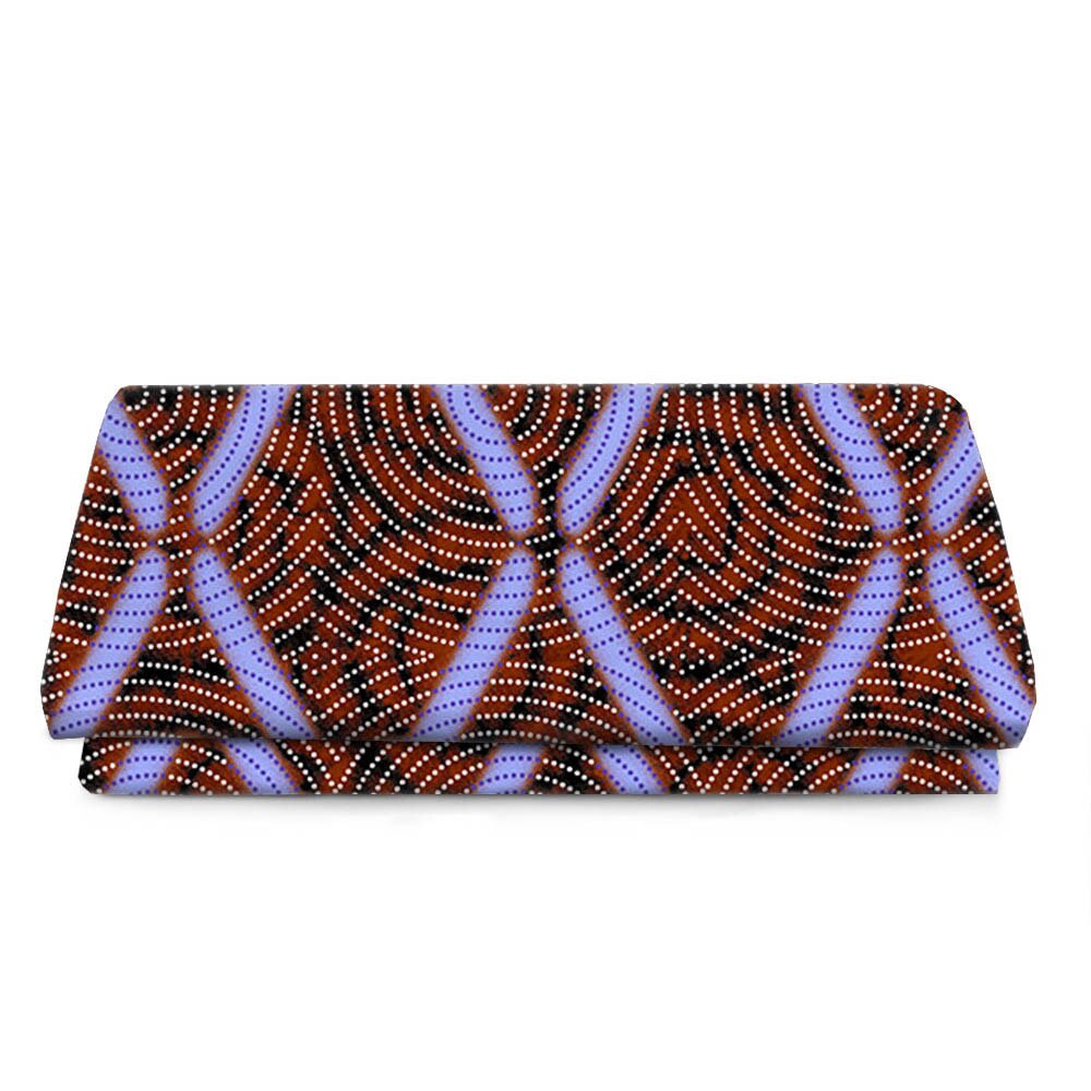 African Ankara Print Fabric Cotton Dashiki Batik for DIY for Apparel and Home Decor Projects AFRICA NO.1
