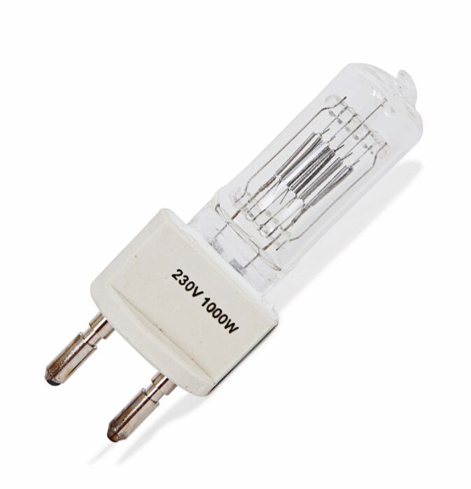 1000 watt halogenpære lampe  g22 enkelt endte 110v 230v for 1000w fresnel lys