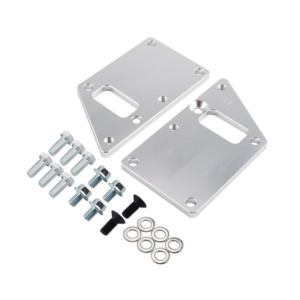 H2CNC LS1 Conversie Ls Swap Motor Mount Adapter Platen Kit Voor Chevrolet Camaro Nova Impala 1997 Lsx Motor stijl AL-12