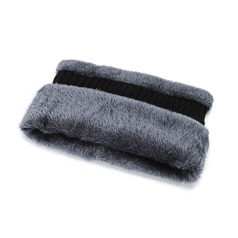 2 in 1 Winter Warm Knit Hat Scarf Set Ear Head Neck Cover Snow Ski Beanie Cap Unisex -OPK