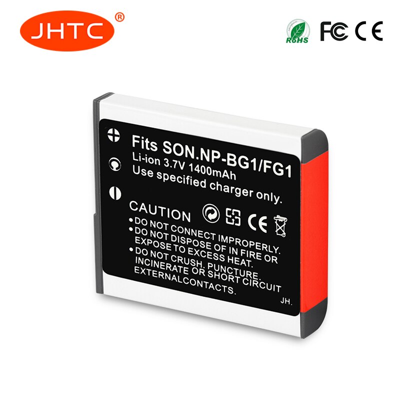 NP-BG1/NP-FG1 batería para SONY Cyber-shot DSC-H3 DSC-H7 DSC-H9 DSC-H10 DSC-H20 DSC-H50 DSC-H55 DSC-H70 1400mAh batería