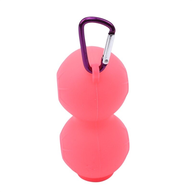 Bolsa de minigolf portátil para exteriores, soporte de 2 bolas, Mini riñonera, paquete de herramientas deportivas, pelotas de Golf, funda de silicona, funda de pelotas de Golf
