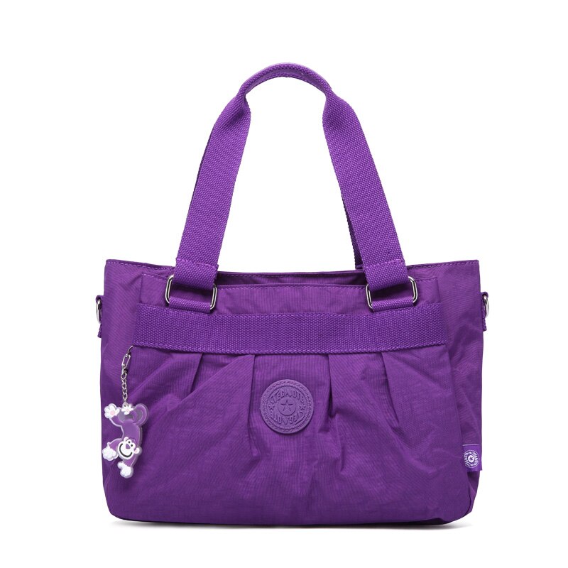 TEGAOTE Women Messenger Bags Female Shoulder Bag For Women Waterproof Nylon Handbag Ladies Crossbody Bags Bolsa Sac Do Femme: light Purple