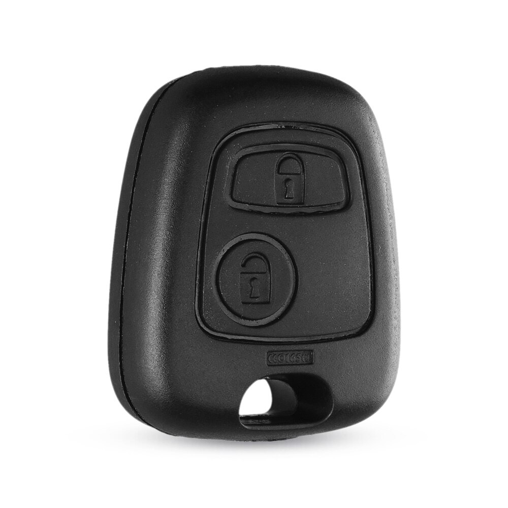 Dandkey Auto Car 2 Button For Peugeot Remote Control Key Fob Case Shell For Toyota AYGO Accessories For Citroen No blade No logo