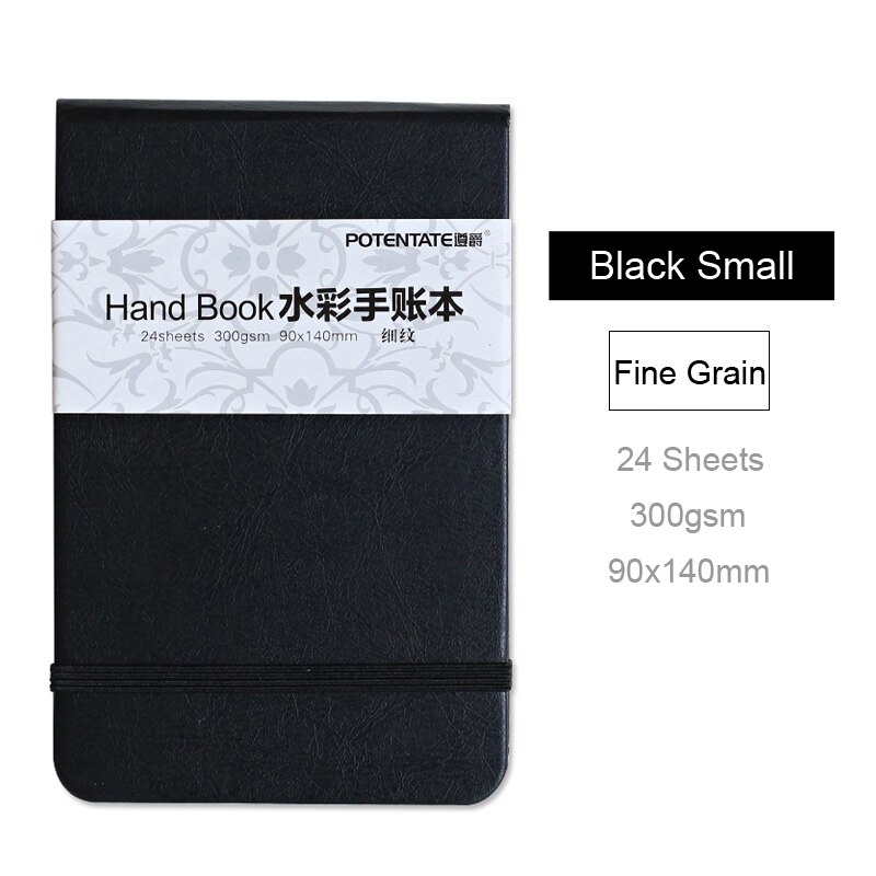 Creatieve Aquarel Schetsboek A5 Draagbare 300gsm Papier Tekening Notebooks Schets Schilderij Notepad School Briefpapier Leveringen: 90x140mm