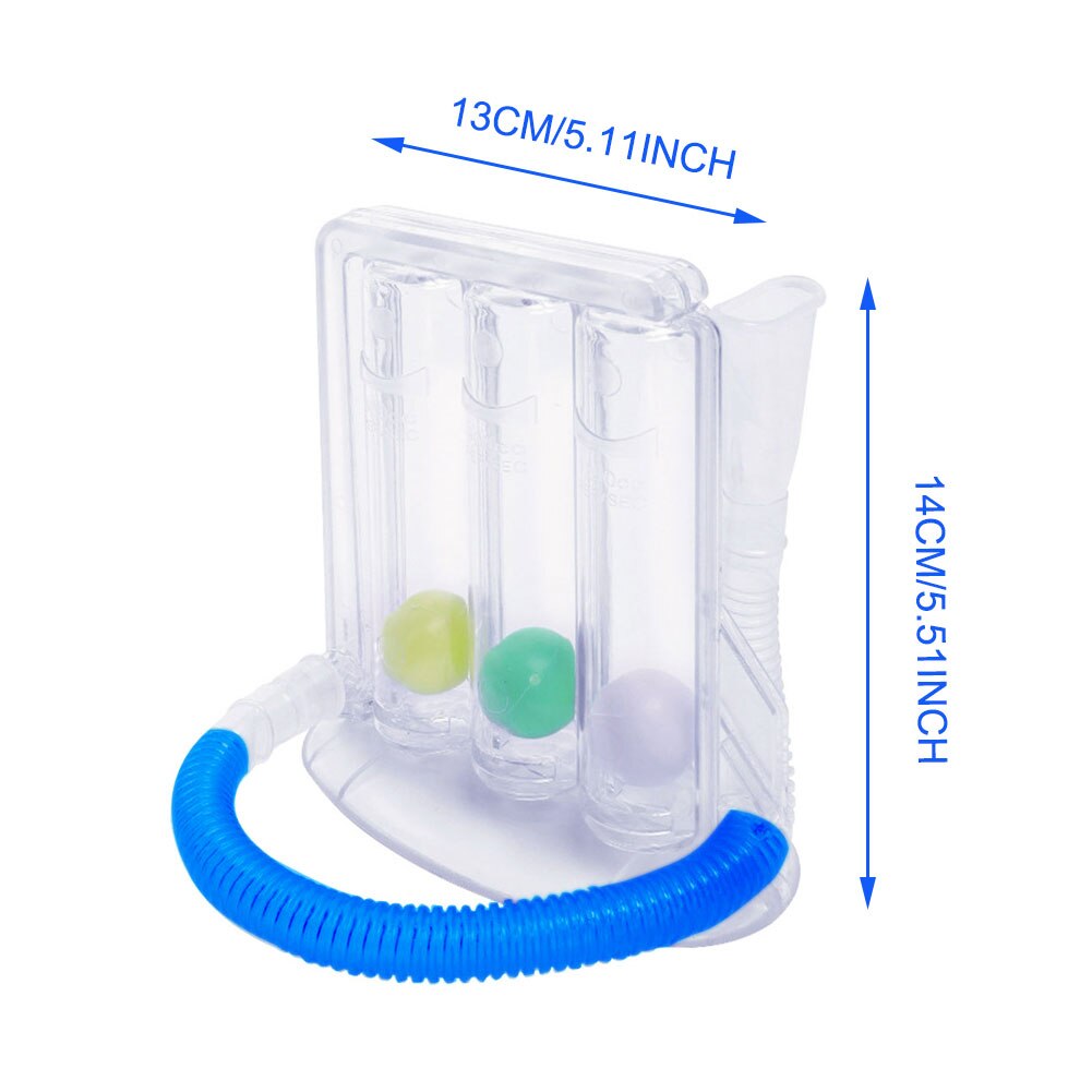 Three-Ball Instrument Breath Training Student Vital Capacity Measuring Instrument Lung Function Exercise Rehabilitation Device