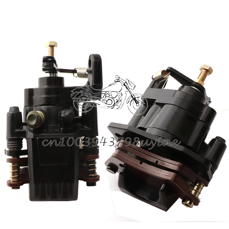 90mm Left Rear Brake Calipers Fit for 300cc 400cc Go Kart XT1100/650 BUGGY/DAZON/KINROAD Buggy Go Kart UTV ATV Quad Bike Parts