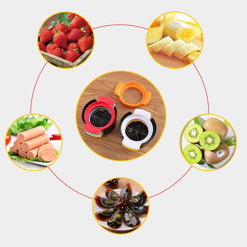 Eier schneider 3 in 1 geschnittene Eier gekochte Eier Cutter Früchte Wurst Schnitt Blume Bento Gestalter Obst Garnitur Schneidemaschine Küchen zubehör