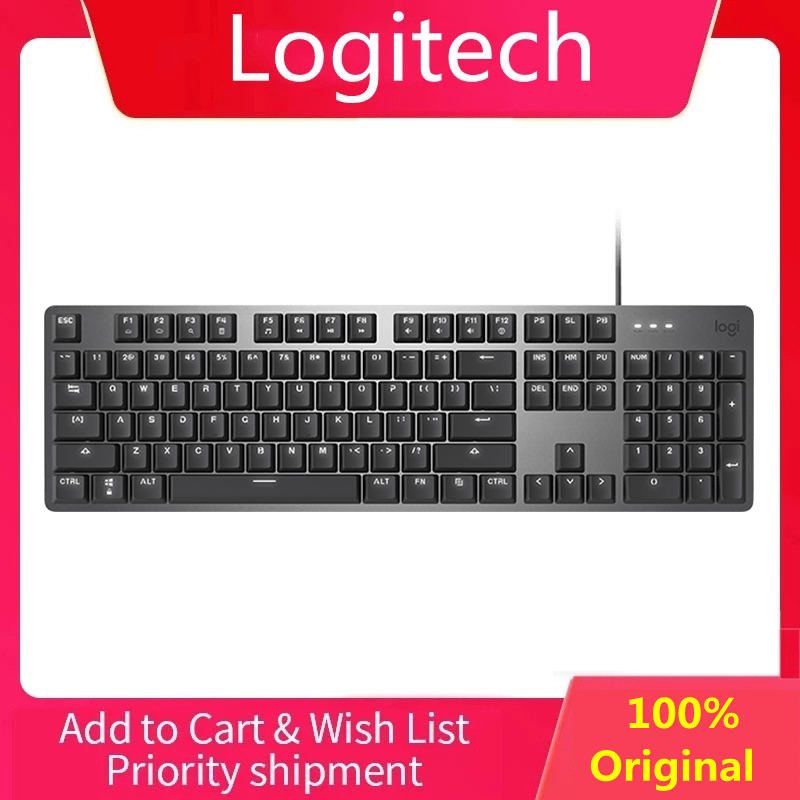 Logitech K845 Verdrahtete Tastaturen Mechanische Spielen Tastaturen 104 Schlüssel USB Hintergrundbeleuchtung Spielen Schlüssel Für PC Computer Spielen Original