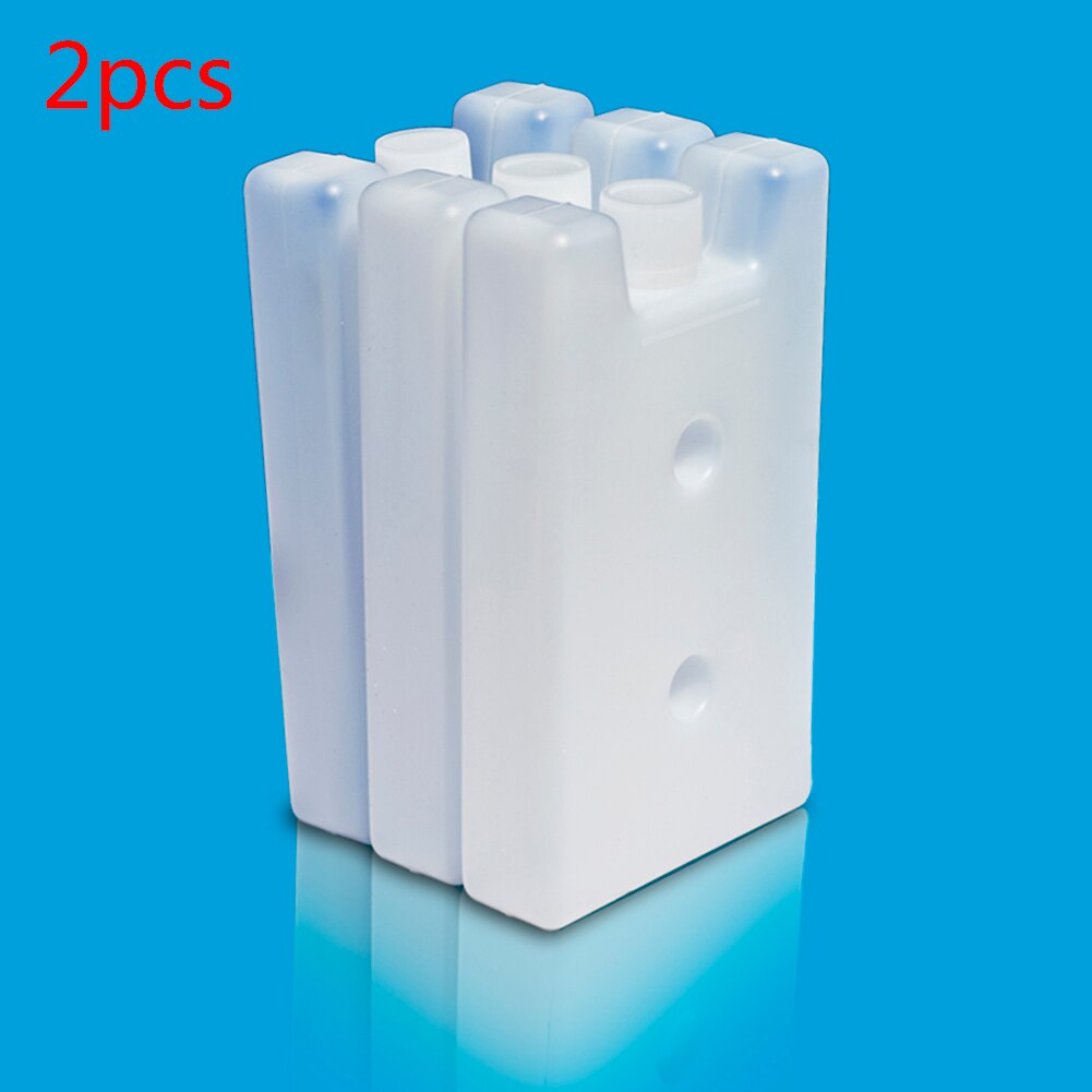 2 pçs frutas freezer saco de almoço de armazenamento de alimentos piquenique acampamento prático viagem portátil ficar fresco reutilizável caixa de gelo blocos