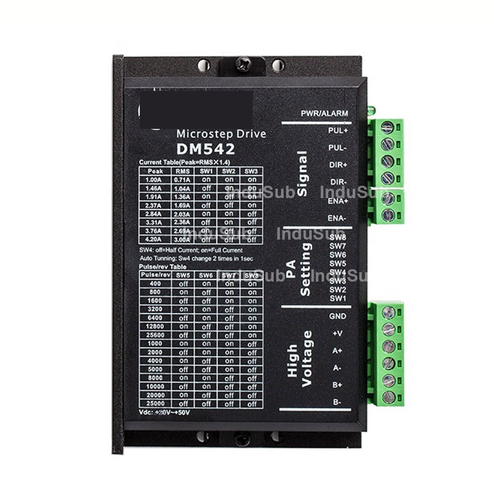 DM542 2Phase Stepper Motor Driver Digital 18-48 VDC Max 4.2A for 57 86 Series motor Replace Microstep driver dm542