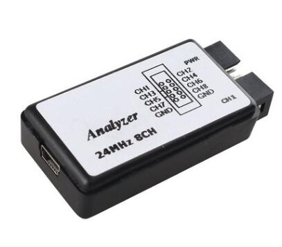 Analizador lógico de buena , dispositivo USB Saleae de 24M y 8 canales con Chip de búfer compatible con 1.1.15