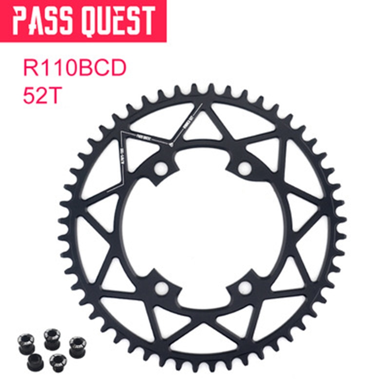 Pass quest 110 bcd racefiets fiets kettingblad 4- klauw schijf  r7000 r8000 r9100: 52t