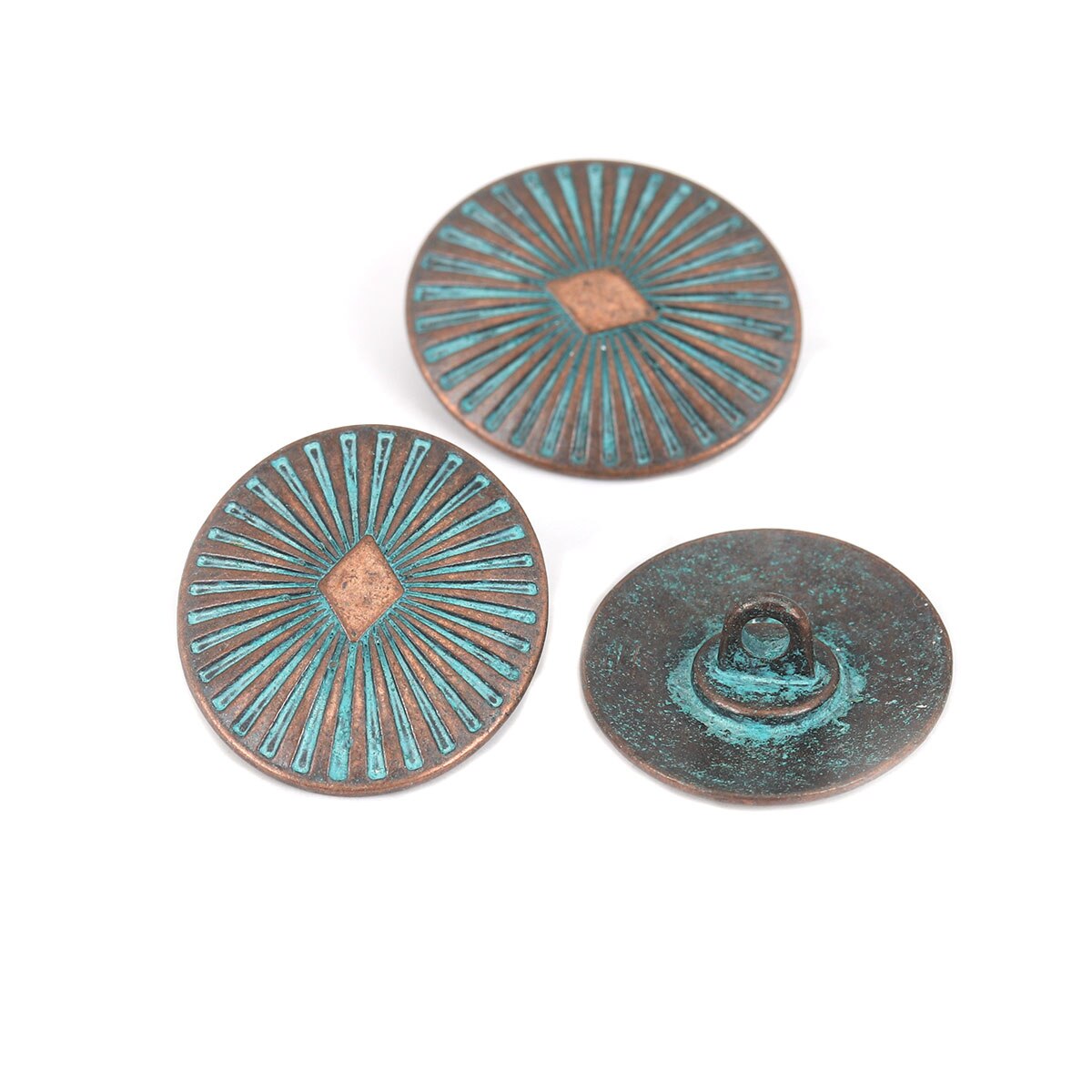 10 stk vintage oval rund metal patina syning skaft knapper nødlidende antik kobber farve knap til diy tøj dekoration