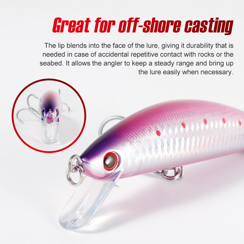 Noeby Minnow Fishing Lure 120mm 42g Sinking Shore Casting Wobbler Artificial Hard Bait Boat Flatfish Sea Fishing Lures Tackle