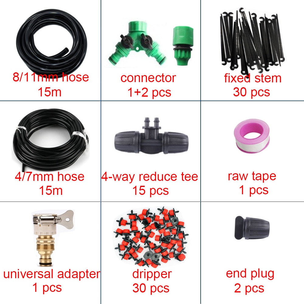 DIY automatic irrigation system for home gardens, agricultural planting, irrigation kits, micro drip irrigation, gardening tools