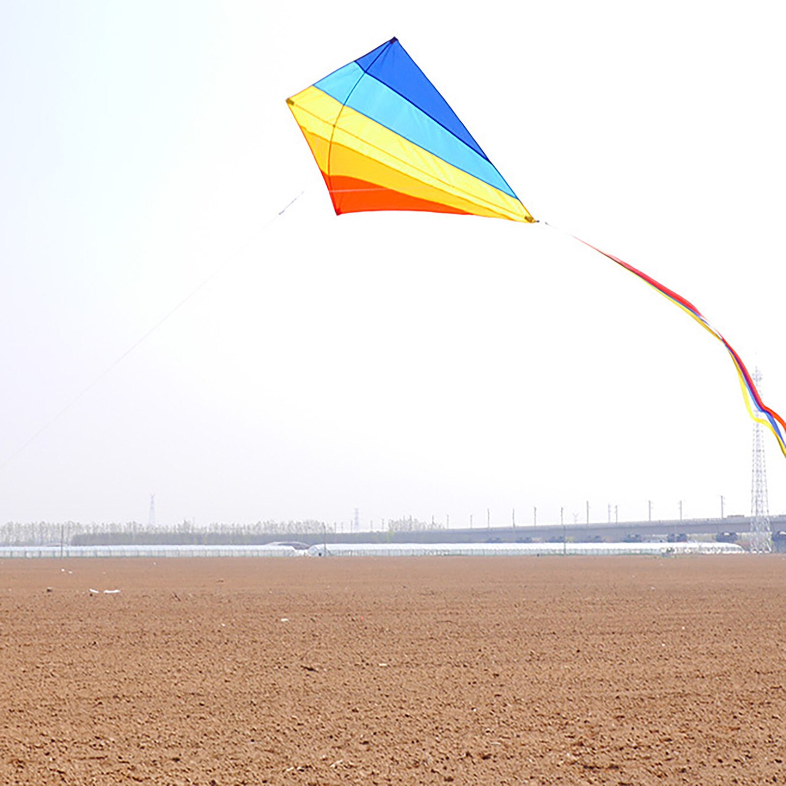 Vlucht Kite Makkelijk Flyer Grote Regenboog Giant Kleurrijke Outdoor Activiteiten In Sterk Of Licht Wind Outdoor Entertainment Speelgoed #35: Default Title