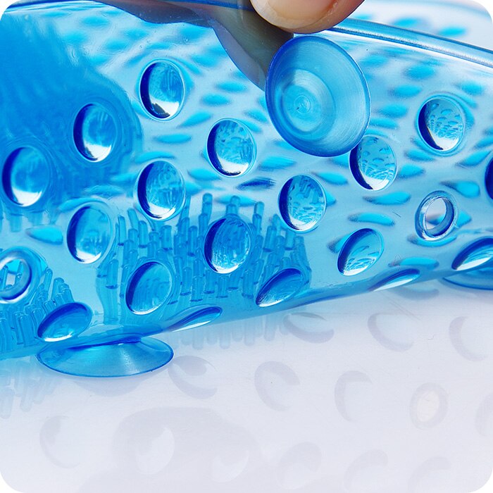 Shower Bath Mat Environmental Protection Toilet Household Bathtub Bathroom Hollow Hydrophobic Anti-Slip Pad with Suction Cups