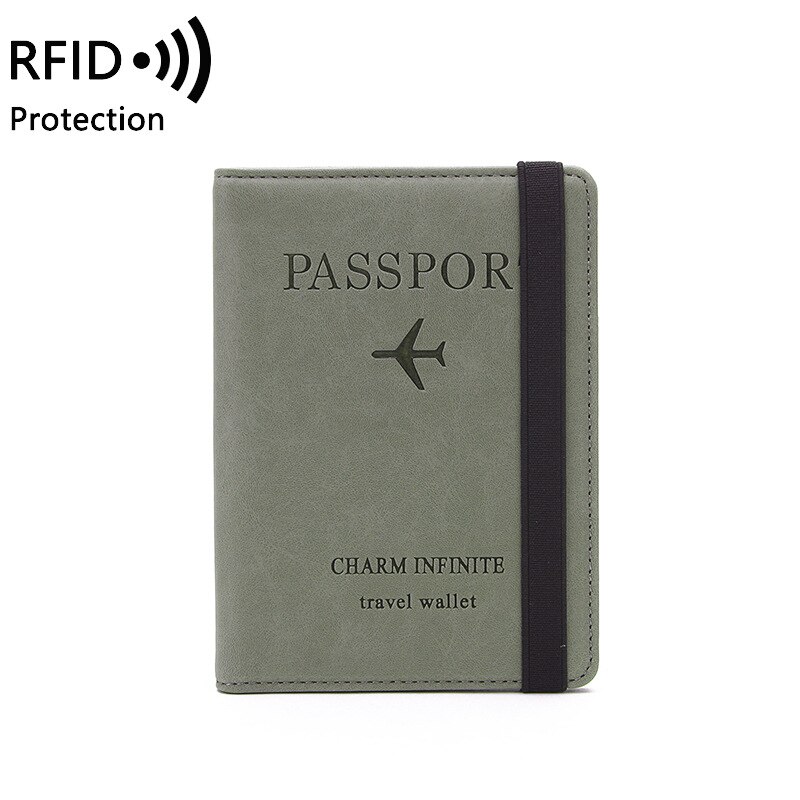 Rfid Vintage Zaken Passport Covers Holder Vrouwen Mannen Pu Lederen Portemonnee Case Multifunctionele Id Bank Card Reizen Accessoires: Color 6