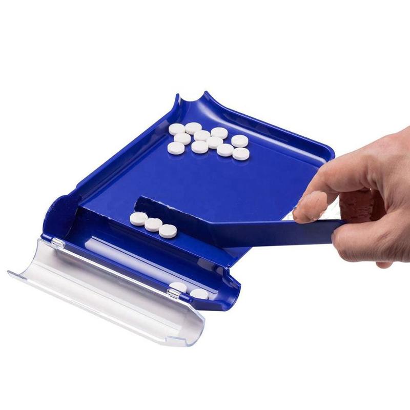 Plastic Medicine Dispensing Tray Dispensing Tray Pill Knife Dispensing Set For Pharmacy Medicine Dialing Can Fix Color