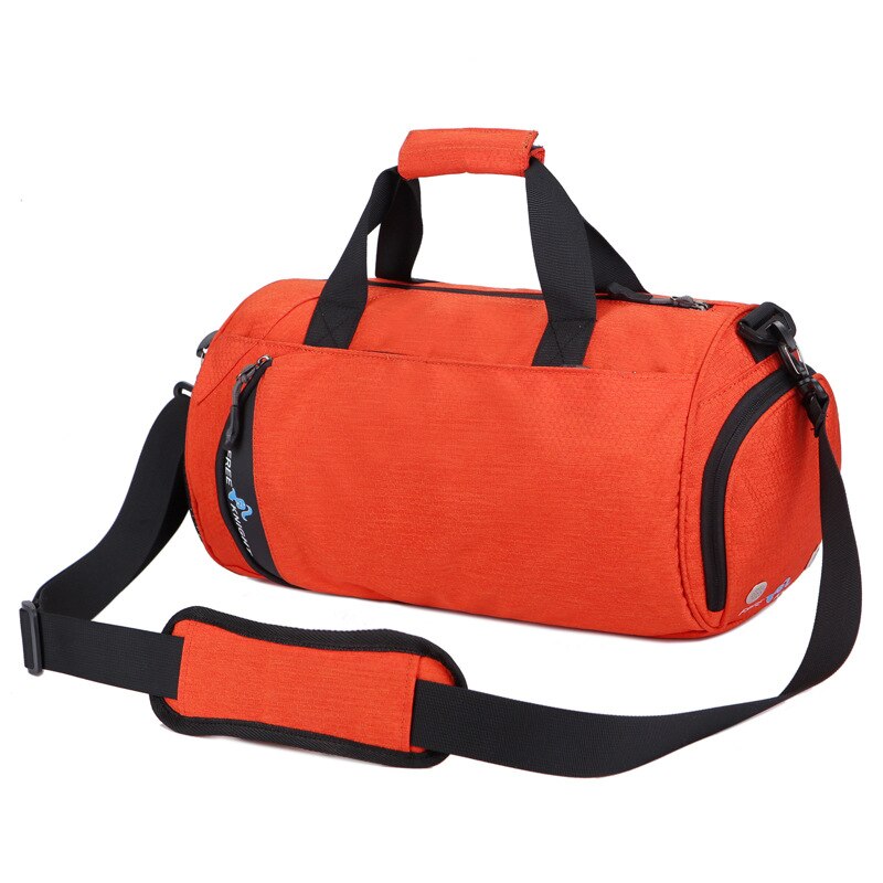 20L Waterproof Fitness Gym Bag,Dry Wet Outdoor Bags for Training,Large Capacity Sports Bags,Shoes Storage Workout Bags: Orange
