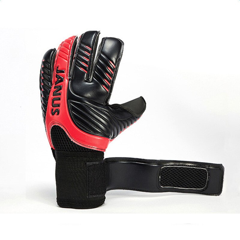 Guantes de portero para hombre, manoplas de fútbol de malla de látex, guantes de portero profesionales de fútbol para adultos y niños: Size 7