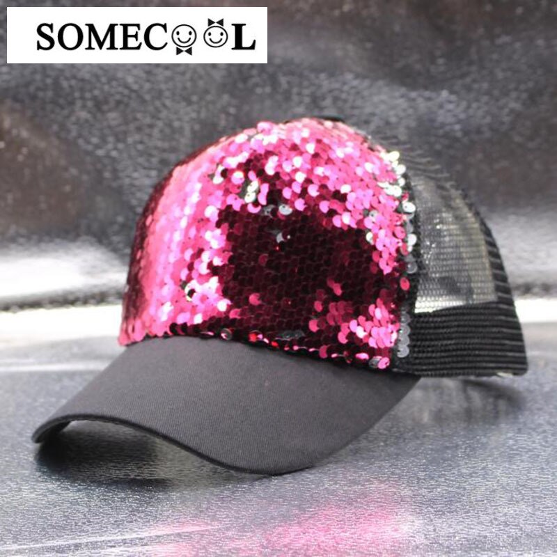 Adult&kids Baseball caps Club Bar Party Dancer Sequin Cap Children Baseball Cap Glitter Sparkling Shiny Hats Adjustable H9