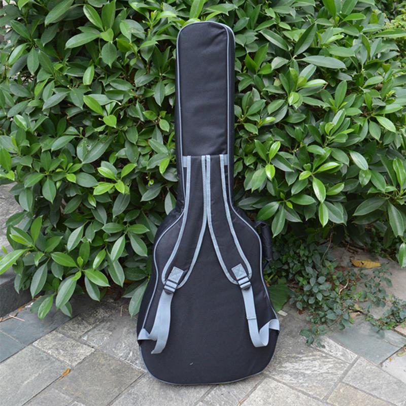 40/41 Inch Oxford Fabric Acoustic Guitar Gig Bag Waterproof Backpack 10mm Cotton Double Shoulder Straps Padded Soft Case