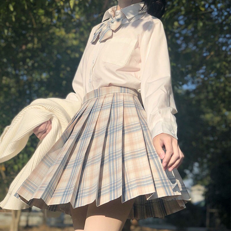 Deeptown Herfst Vrouwen Shirts Kawaii Wit Jk Blouse Vrouwen Lange Mouw Basic Knop Omhoog Shirt Losse Casual Tops